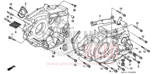 CARTER MOTEUR XR250RN de 1992